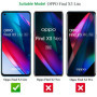 NEW'C Lot de 3, Verre Trempé pour Oppo Find X3 Lite, Film Protection écran efficace contre les Rayures - sans Bulles - Ultra Rés