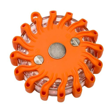 Balise de signalisation Pro gyrophare Pro 16 LEDs Orange Rechargeable LEDwarning, aimantée et Flottante Vendeur et Stock en Fran
