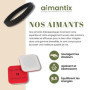 AIMANTIX- LA Bague Anti-Ronflement - LA Seule Ajustable - Solution Efficace pour Réduire ou Arrêter Les Ronflements - Solution 1