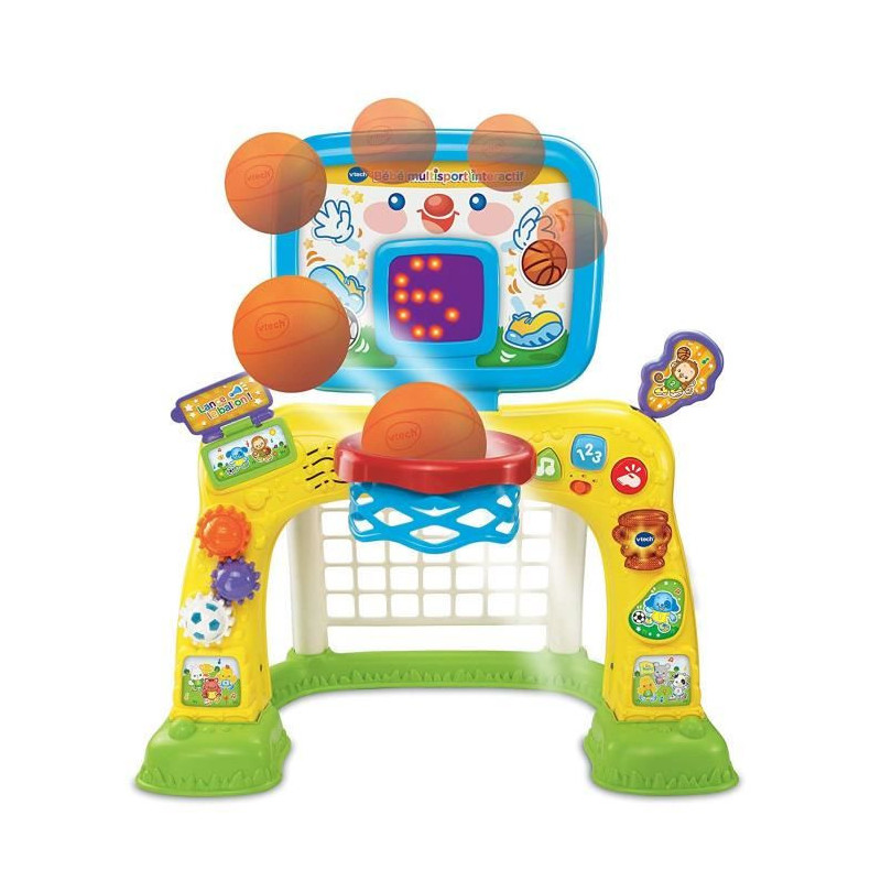 Image secondaire de Jeu interactif Bébé Multisport Intéractif - Vtech - Basket/Foot - 12 a 36 mois