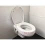 Rehausseur pour siège WC Novara Plus (5 cm) avec rabaissement automatique, l’original de ADOB, blanc, jusqu'à 250 kg