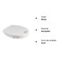 Rehausseur pour siège WC Novara Plus (5 cm) avec rabaissement automatique, l’original de ADOB, blanc, jusqu'à 250 kg