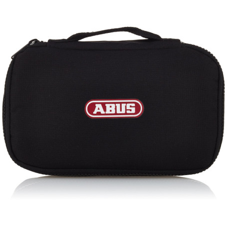 ABUS Sac de transport ST1010 - avec poignée - sac pour antivols à chaîne, outils ou petites pièces - nylon, noir