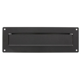 BURG-WÄCHTER, Clapet d'extérieur pour boîte aux Lettres , Acier Inoxydable, Porta 796 BR, Brun