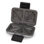 Cloer 6259 Appareil à croque-monsieur pour 2 sandwichs divisés en diagonale, American Toasts, Remplissage XXL, 900W, finition en