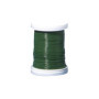 Rayher Bobine de fil de fer, couleur verte, ø 0,30mm, longueur 100m, multi-usage, art floral, communions, mariage, Pâques, Noël-