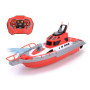 Dickie Toys Toys-201107000 Bateau de Pompiers Radio-commandé 2 canaux 27 MHz, Charge par USB, Vitesse de Pointe 6 km/h, pour Enf