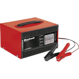 Einhell Chargeur de batterie CC-BC 5 (ampèremètre intégré, boîtier en tôle d'acier, protection contre les surcharges et les inve
