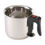 BAUMALU - Saucière Bain-Marie - Acier Inoxydable 18/10 Haut de Gamme - Tous Feux dont Induction - Triple Fond Diffuseur - Gradua