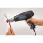 Steinel Pistolet à air chaud HL 1820 S 1800 W, 3 niveaux de température (50-600°C), décapeur thermique filaire