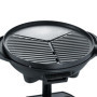 SEVERIN Barbecue électrique 2 000 W avec grille en fonte d'aluminium, Barbecue sur pieds avec couvercle et thermomètre intégré, 