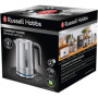 Russell Hobbs Bouilloire Electrique Inox [Compacte & Design] Compact Home (0,8L, 2200 W, Ecoulement parfait, Eclairage LED, Filt