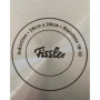 Fissler Secural Cocotte en Acier Inoxydable, Grande Cocotte Rectangulaire (6,5 l – Ø 28 cm) avec Revêtement, avec Couvercle en V