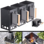 infactory 3 cheminées d’allumage pour Barbecue