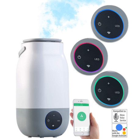 newgen medicals Humidificateur d'air à ultrasons compatible commandes vocales LBF-3...