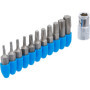 BGS 784 | Jeu d’embouts | 6,3 mm (1/4") | profil T (pour Torx) | 11 pièces