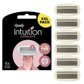 Wilkinson Sword - Set de 6 Intuition Complete - Set de 6 Lames de Rasoir pour Femme 6 Unités