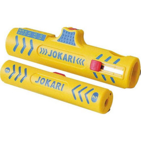 Jokari Set de traitement de câbles Secura II (pour câbles coaxiaux de Ø 4,8 à 7,5 mm et câbles ronds de Ø 8 à 13 mm, outil de dé
