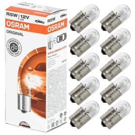 Osram - 5007 BA15s 5Watt 12 Volt - 10 pièces dans une boîte, argent
