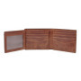 Fossil Portemonnaie pour homme Derrick, cuir Bifold brun 11.5 cm L x 2 cm W x 9 cm H ML3681200