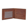 Fossil Portemonnaie pour homme Derrick, cuir Bifold brun 11.5 cm L x 2 cm W x 9 cm H ML3681200