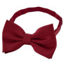 DonDon Nœud Papillon bordeaux déjà noué réglable