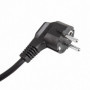 Mextronic Câble d'alimentation 3 m Schuko avec prise de terre + interrupteur 300 SW noir extrémité ouverte