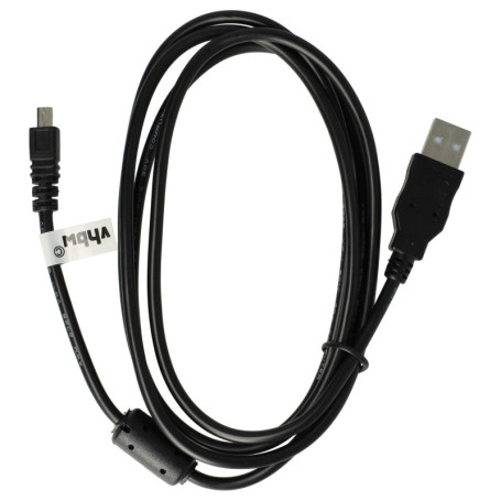 vhbw Câble USB standard type A, 150 cm, compatible avec Casio Exilim EX-Z680, EX-Z690, EX-Z790, EX-Z800, EX-ZS100, EX-ZS150