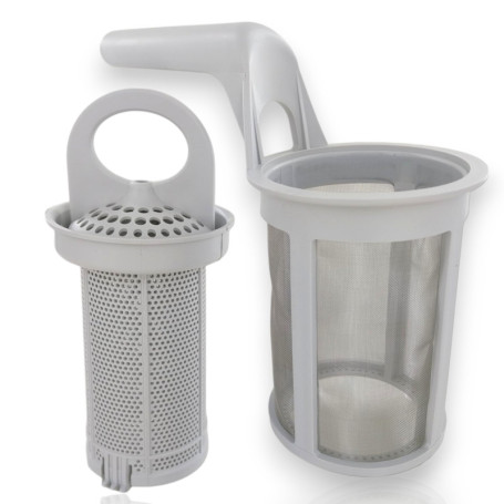 DL-pro AEG Electrolux Juno Zanussi 5029777400/7 50297774007 Passoire fine + tamis grossier avec poignée d'environ 80 mm de diamè