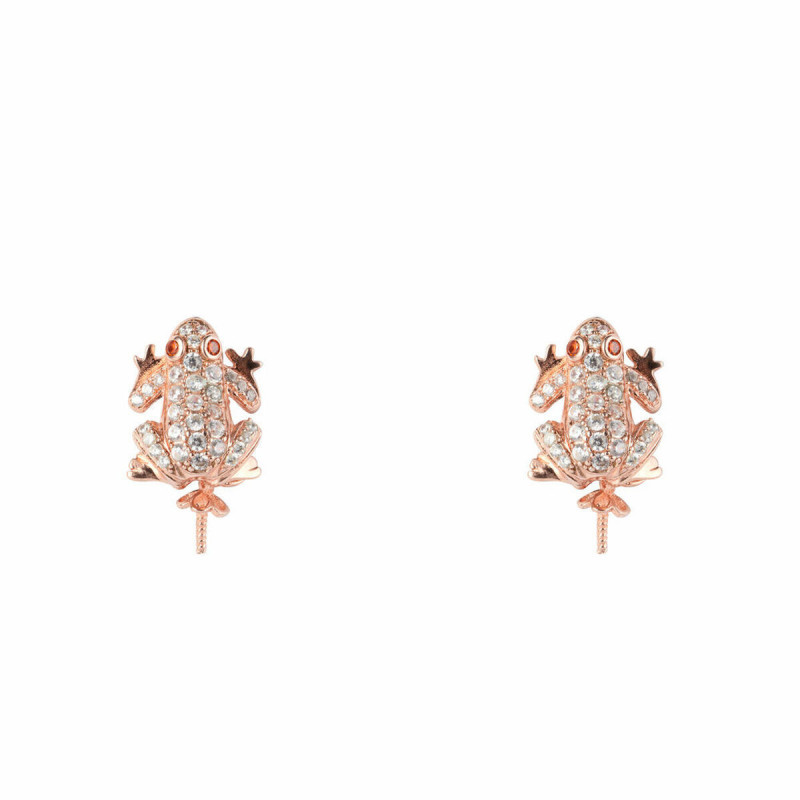 Boucles d'oreilles Femme Lancaster JLA-EAR-FROG-2 1,2 cm