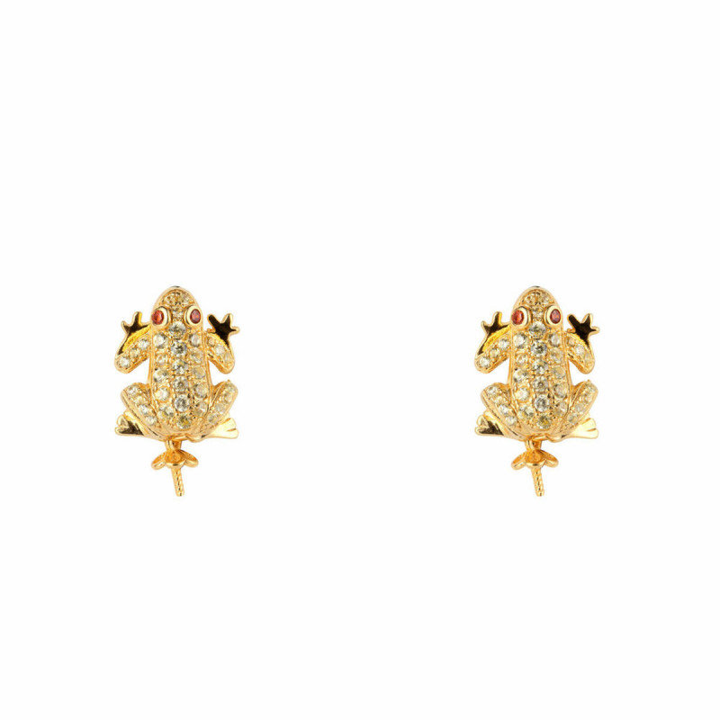 Boucles d'oreilles Femme Lancaster JLA-EAR-FROG-6 1,2 cm