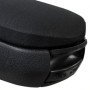 pro.tec Accoudoir Central - avec Compartiment - rembourré - Textile - Noir