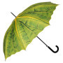 VON LILIENFELD® Parapluie Toit de palmiers Ouverture Automatique Résistant au Vent Canne Grand Robuste