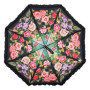 VON LILIENFELD® Parapluie Fleur Roseraie Canne Grand Robuste Ouverture Automatique Double Épaisseur