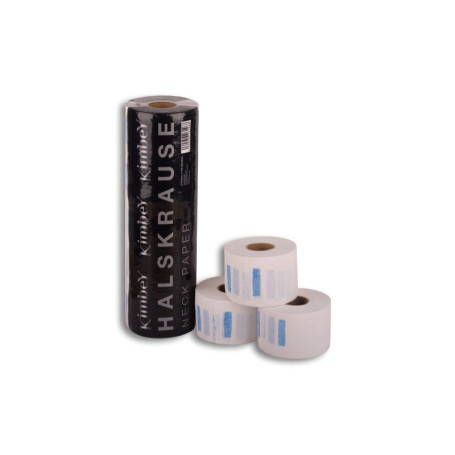 Kimbey Lot de 5 rouleaux de 100 feuilles de protection pour le cou (soit 1 barre), accessoire pour les coiffeurs, protège-cou po