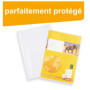 perfect line • 25 protège cahier 21x29.7 DIN-A4, grainés, PP recyclable, protege cahier transparent FABRIQUÉ EN ALLEMAGNE (21 x 