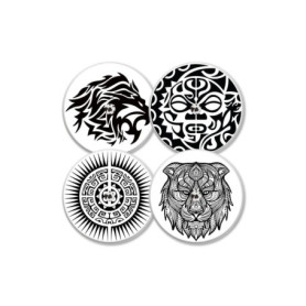 MySweetStitch - 4x Stickers pour capteur Freestyle Libre 1 & 2, Wild avec trou d'aération, Fabriqué en Allemagne