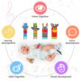 Bébé Poignet et Chaussettes Hochet Animaux Ensemble Jouets et Cadeau de Développement Sensoriel et Eveil pour Infantino Nouveau-