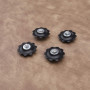 OTOTEC Lot de 4 poulies de roue jockey 10T universelles pour dérailleur 5/6/7/8 vitesses avec couvercle anti-poussière et boulon