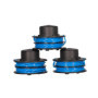 Ryobi - Lot 3 bobines Double Fil Ø 1,5 mm pour Coupe-Bordures électrique RLT3525 - RAC149