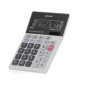 Sharp Calculatrice EL m711g, Pile/Solaire, 100 x 151.5 x 33 mm, Noir/Blanc ELM711GGY