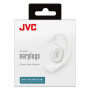 JVC Bouchons d'oreille pour réduction de bruit - Coussin d'air pour un ajustement confortable, Embouts à mémoire de forme taille