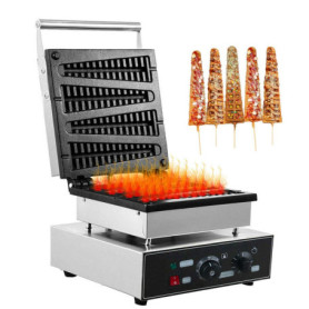 Gaufrier Machine Gaufre Grille-pain gaufrier Lolly Muffin Machine Commercial Électrique Antiadhésif Moule à Pâtisserie Températu