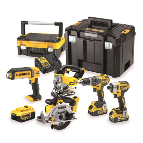 DeWalt DCK551P3T-QW Kit Outils 18 V Jaune/Noir