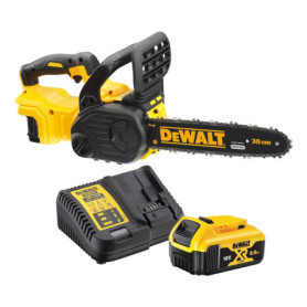 DEWALT - Tronçonneuse Élagueuse Brushless XR 18V 5Ah Li-Ion - DCM565P1-QW - Sans Fil avec Batterie / Chargeur et Poignée Ergonom