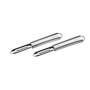 Probus - 670228 Lot de 2 épluche-légumes ergonomiques en acier inoxydable, manche arrondi, lame affutée, lavables au lave-vaisse
