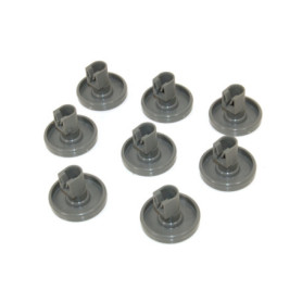 Electrolux Lot de 8 roulettes pour panier inférieur de lave-vaisselle - 50286965004 DX303SK