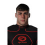 OPTIMUM Origin Epaulières de Rugby Homme, Noir/Rouge, M