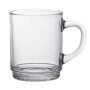 Duralex Versailles Verre Tasses à café - Coupes 260ml pour Le thé, Boissons Chaudes - Effacer - Paquet de 12