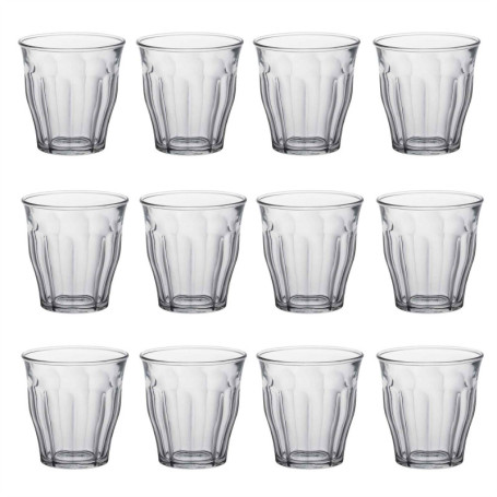 Duralex Verres è Boire Picardie - Gobelets 130 ML pour Eau, jus - Paquet de 12